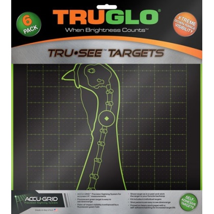 Truglo Tru-see Reactive Target - Turkey 6-pack