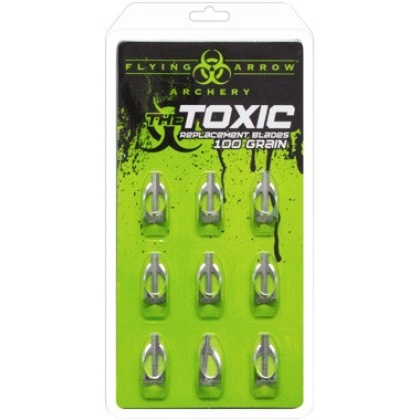 Flying Arrow Replacement - Blade Toxic 100gr 9-pk