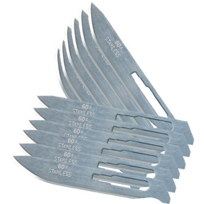 Havalon Knives #60a Stainless - Steel Replacement Blades 12 Pk