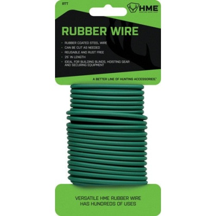 Hme Rubber Wire 25\' Green -