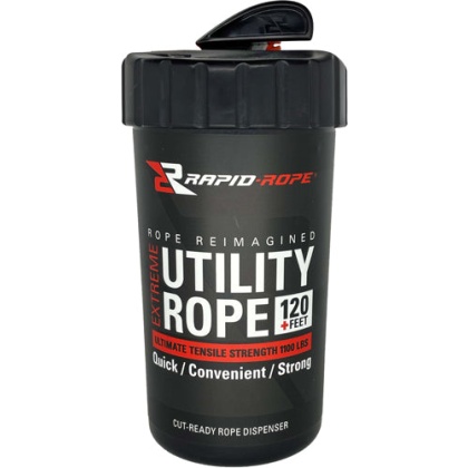 Rapid Rope Canister White 120+ - Feet Utility Rope W-cutter