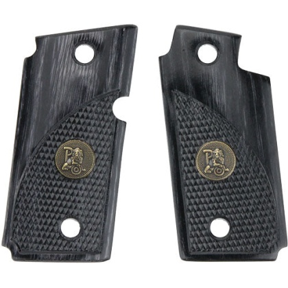 Pachmayr Laminated Wood Grips - Sig P238 Blk-gray Checkered<