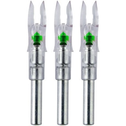 Nockturnal Lighted Nock - X-series Green 3-pack