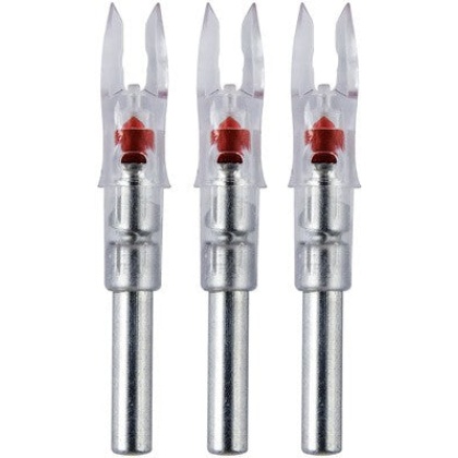 Nockturnal Lighted Nock - S-series Red 3-pack