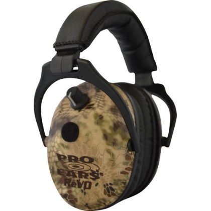 Pro Ears Revo Ear Muff - Electronic Kryptek Highlander