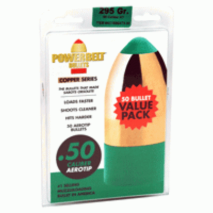 Cva Powerbelt At Bullets - .50 Caliber 295gr 50-count