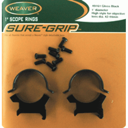 Weaver Rings Detachable Top - Mount Sure-grip 1\