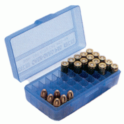 Mtm Ammo Box 9mm Luger-.380acp - 50-rounds Flip Top Style Green