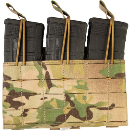 Grey Ghost Triple Mag Panel - 5.56 Mag Pouch Lam Multicam