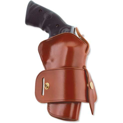 Galco Wheelgunner Belt Holster - Amb Leather S&w L Fr 686 4\
