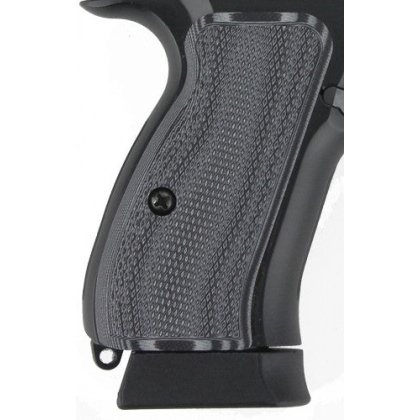 Pachmayr Dominator G10 Grips - Cz75 Compact Gry-blk Checkere<