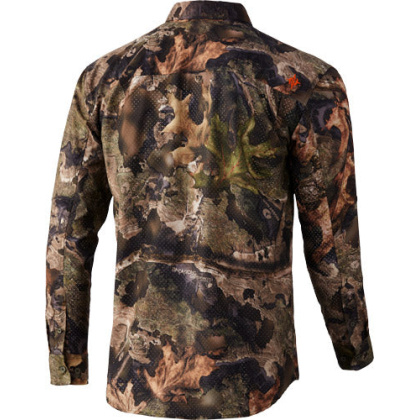 Nomad Stretch Lite Ls Button - Down Mossy Oak Migrate Xx-lrg