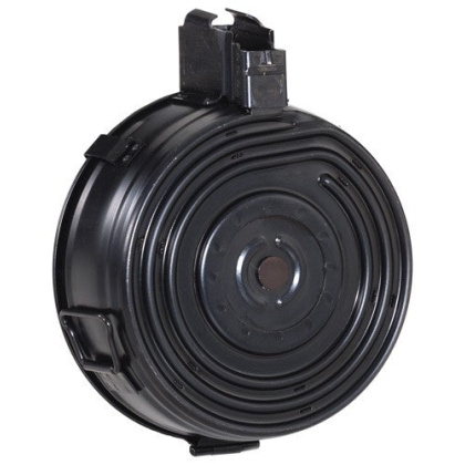 Ci Red Army Ak-47 Drum Mag - 7.62x39 Cal. 75 Rds Black