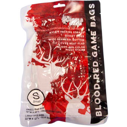 Koola Buck Anti-microbial Game - Bag Blood Red Small Single Bag