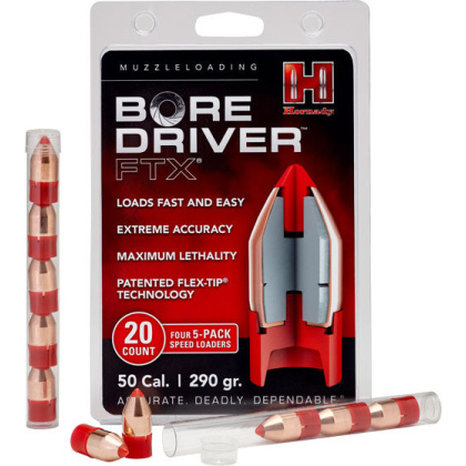 Hornady .50cal Bore Driver - 3499 290gr. Ftx 20-count