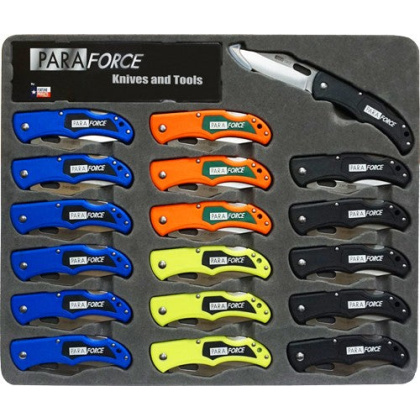 Accusharp Paraforce Lock Back - Knife Set 18 Knives Per Disply