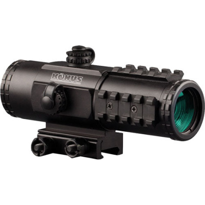 Konus Red-blue Dot Sightpro - Pts2 2.8moa 3x30 Dual Rail Mnt