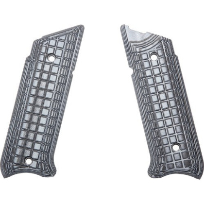 Pachmayr Dominator G10 Grips - Ruger Mkiv Gray-blk Grappler!